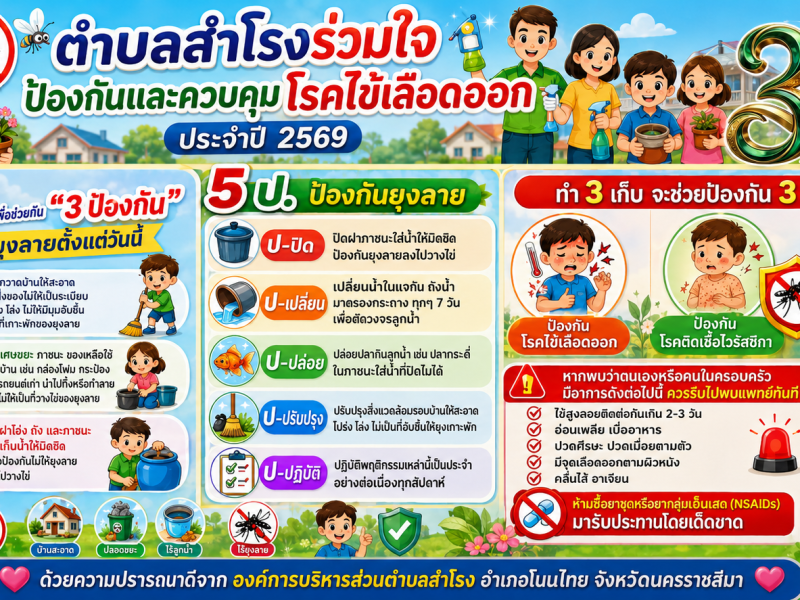 วันไข้เลือดออกอาเซียน” (ASEAN Dengue Day) 2569